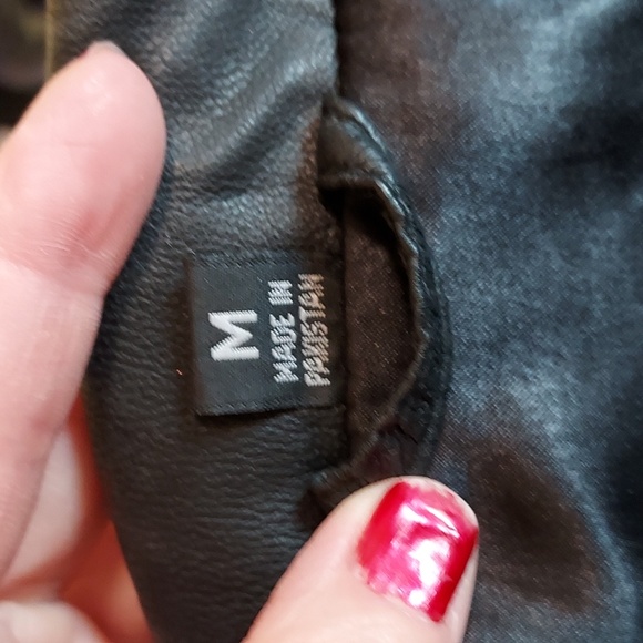 Women's Whet Blu Soft Supple Leather Black Trench Coat Size Medium - Picture 6 of 9